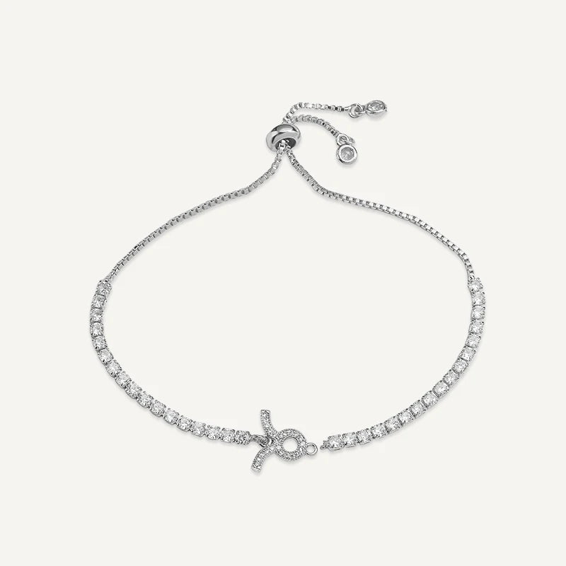 Bracelet Tennis Signe Astrologique Argent Taureau
