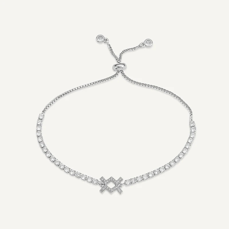 Bracelet Tennis Signe Astrologique Argent Verseaux