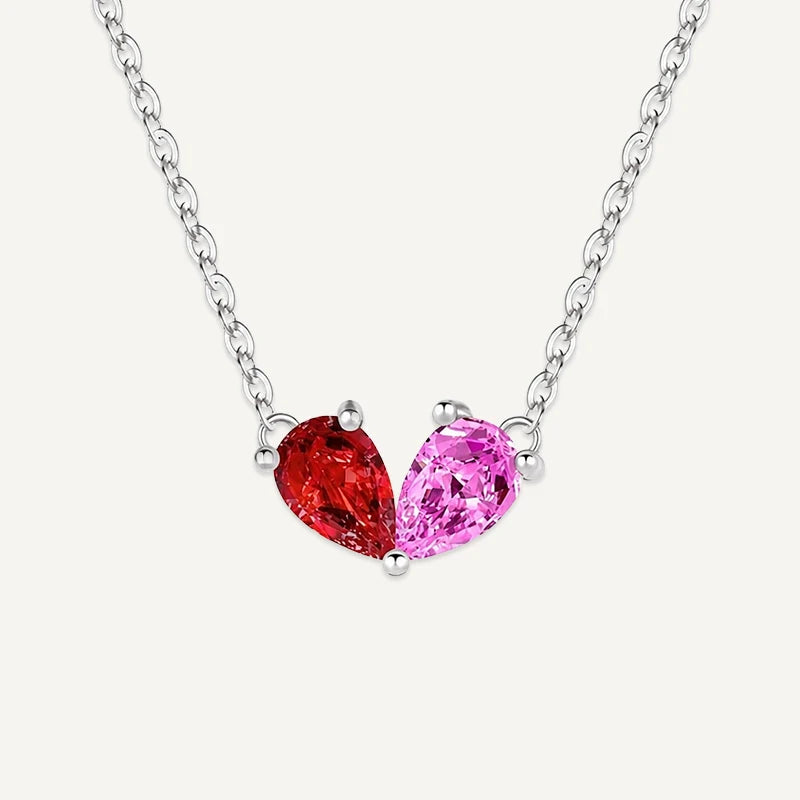 Collier Double Pierres de Naissance Argent