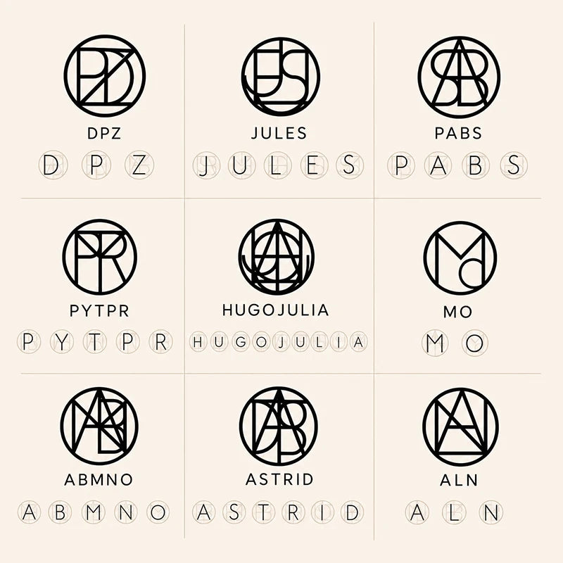 Collier Monogramme Prénom Personnalisé