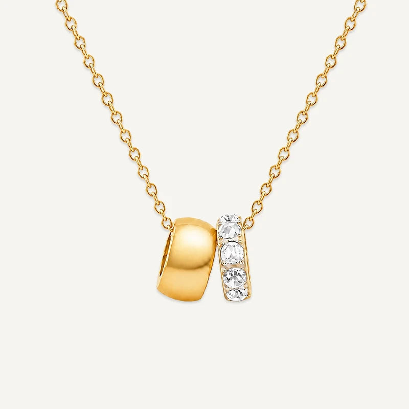 Collier Pendentif Pierre de Naissance Or Avril