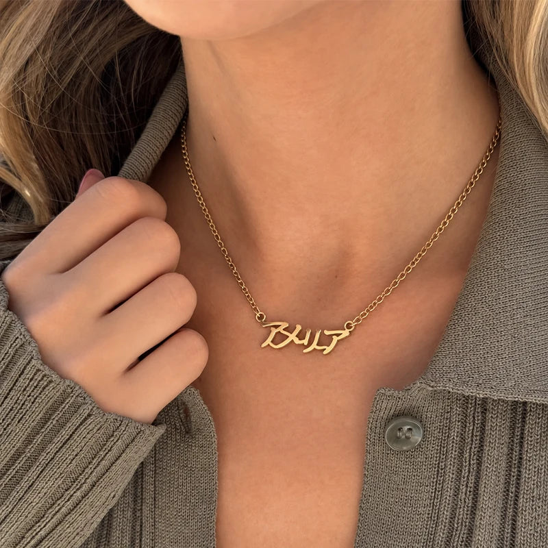 Collier Personnalisé Prénom japonais Or Femme