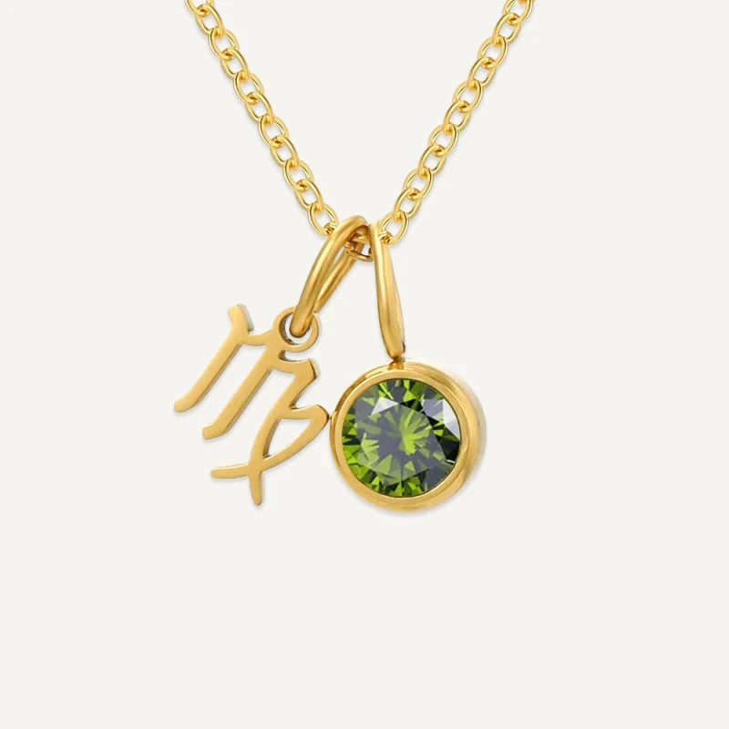 Collier Pierre de Naissance et Signe Astrologique