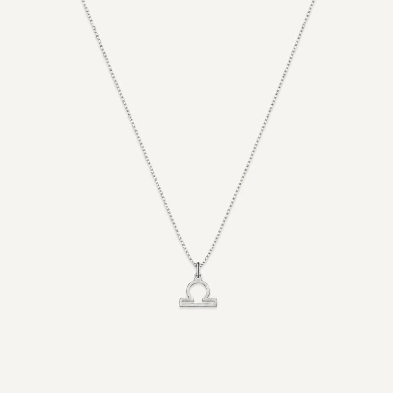 Collier Signe Astrologique Personnalisé Argent Balance