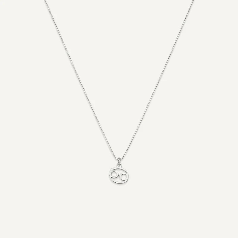 Collier Signe Astrologique Personnalisé Argent Cancer