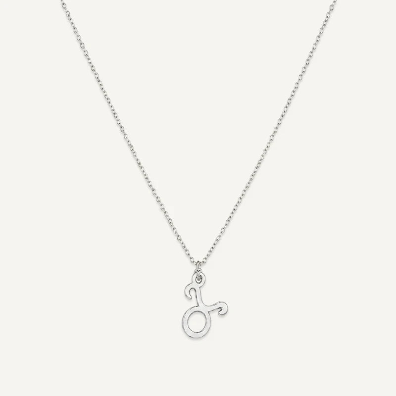 Collier Signe Astrologique Personnalisé Argent Taureau