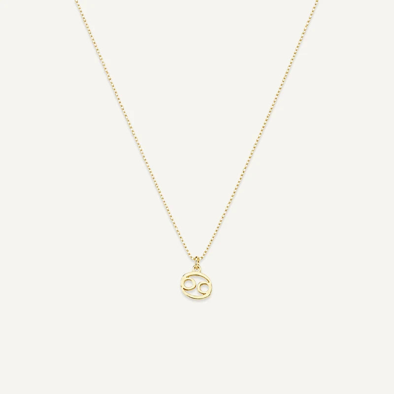 Collier Signe Astrologique Personnalisé Or Cancer