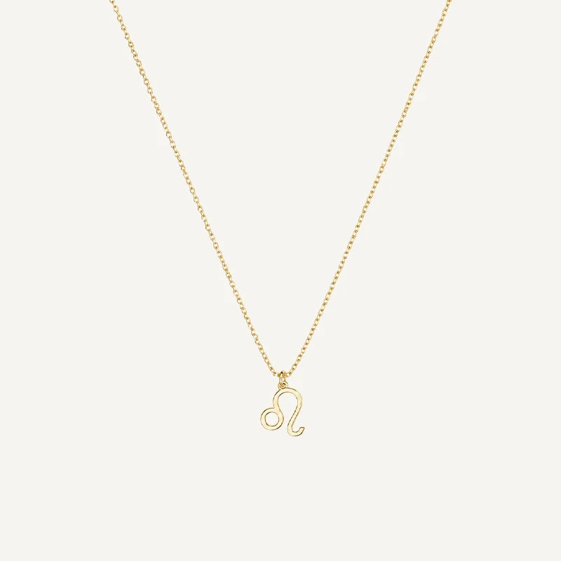 Collier Signe Astrologique Personnalisé Or Lion