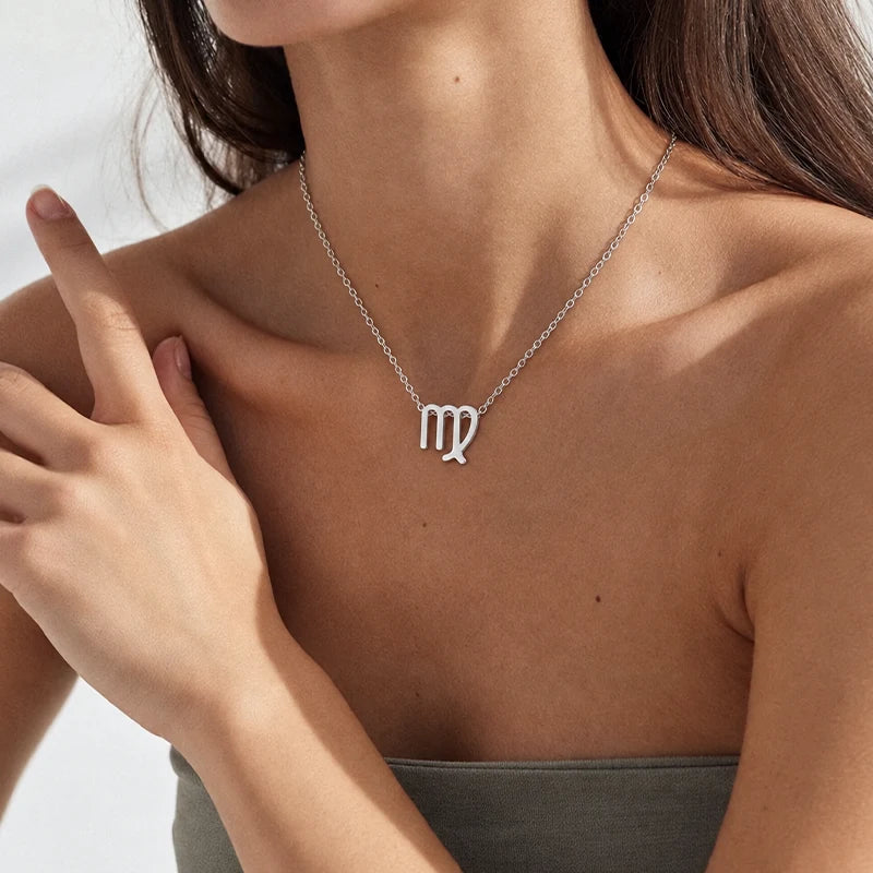 Collier Symbole Astrologique Argent Femme