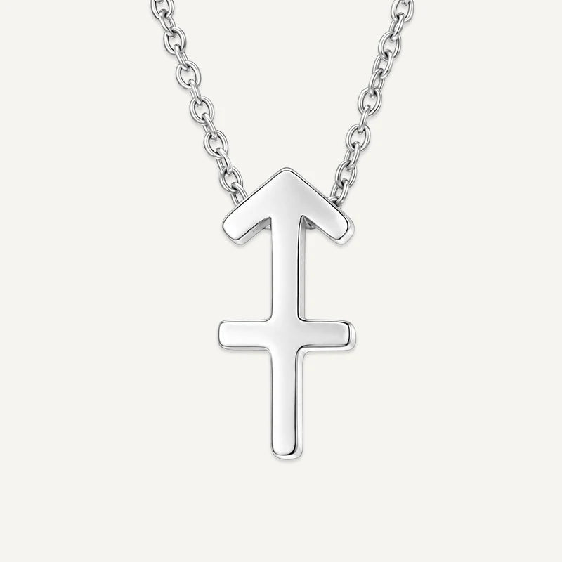 Collier Symbole Astrologique Argent Sagittaire