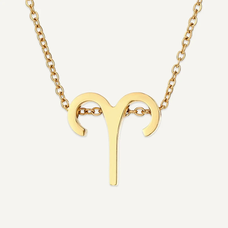 Collier Symbole Astrologique Or Bélier