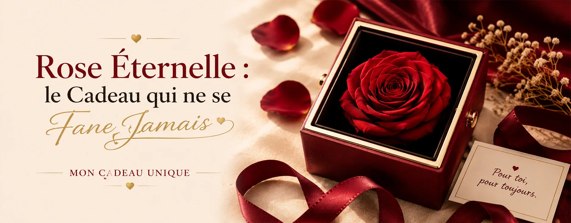 Rose Éternelle : le Cadeau qui ne se Fane Jamais