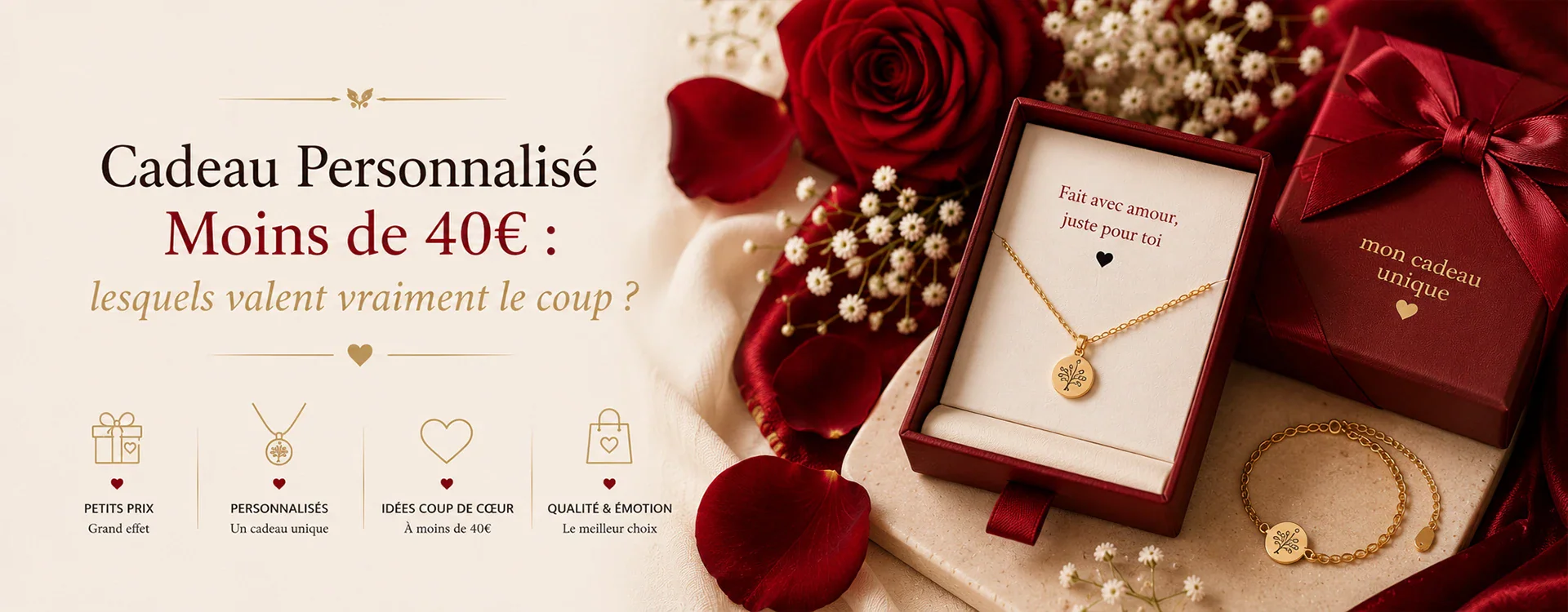 Cadeau Personnalisé Moins de 40€ : lesquels valent vraiment le coup ?