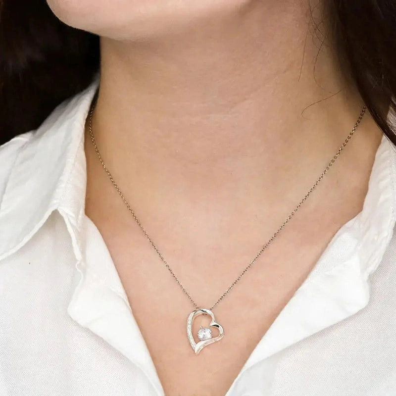 À la Meilleures des Mamans - Collier Cœurs Diamant