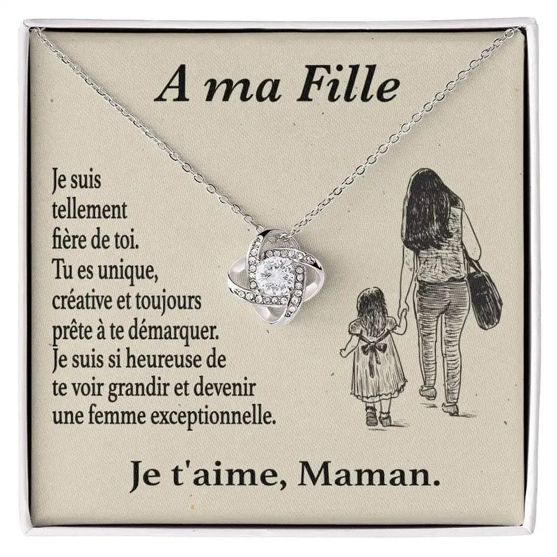 À ma Fille - Collier Diamant