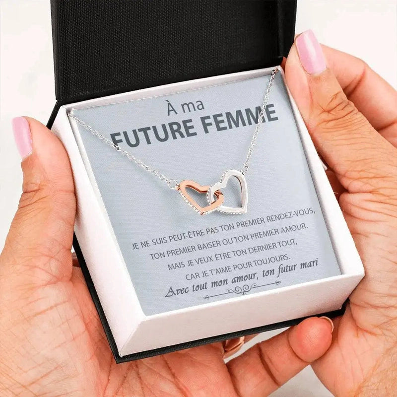 À ma Future Femme - Collier Cœurs