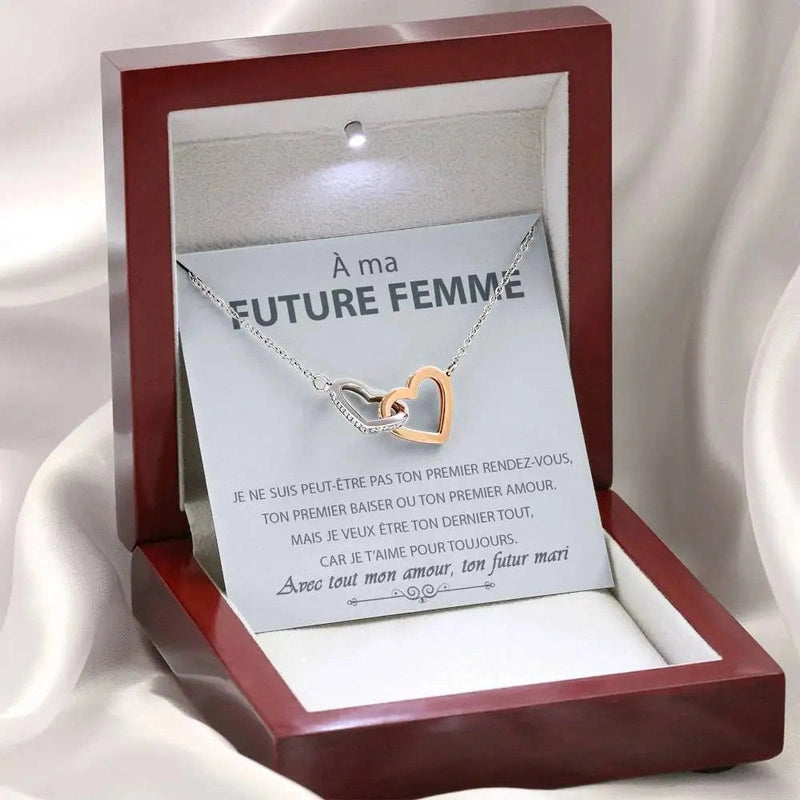 À ma Future Femme - Collier Cœurs