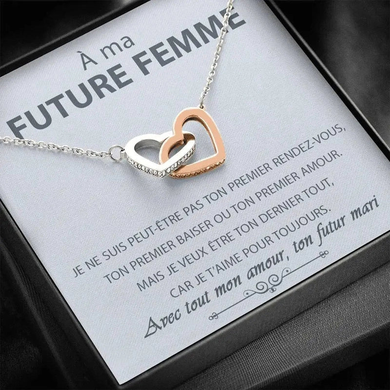 À ma Future Femme - Collier Cœurs