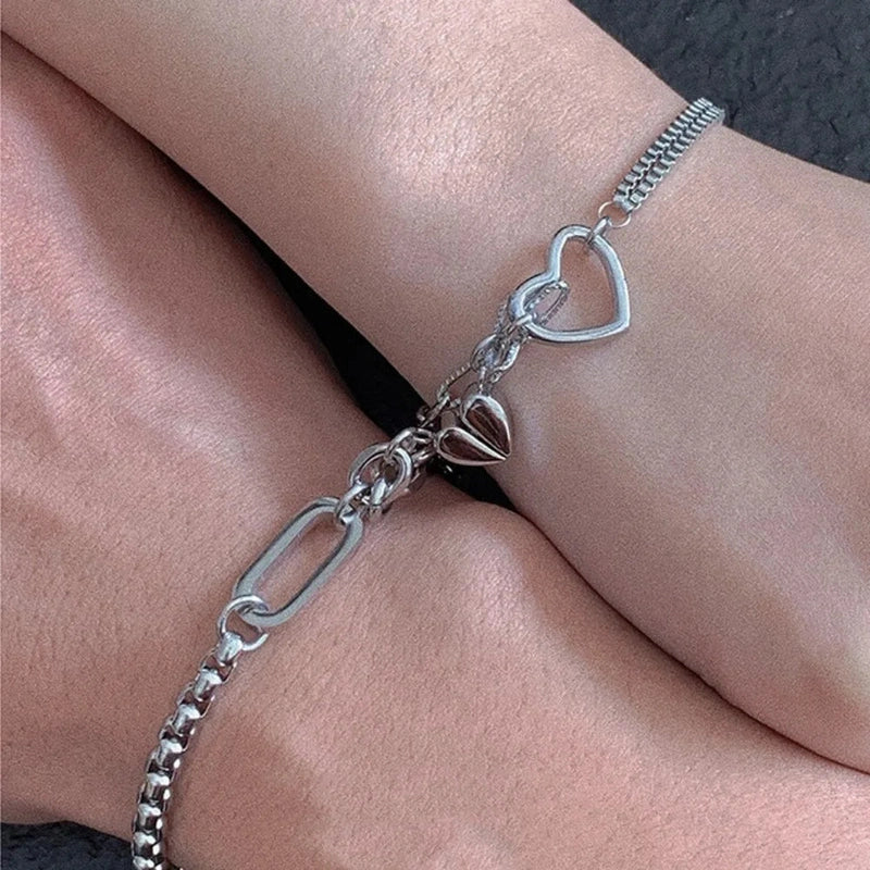 Bracelet Couple Acier Inoxydable