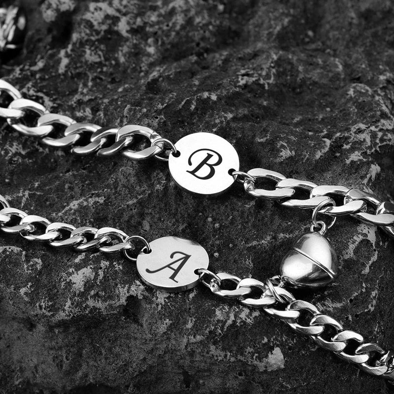 Bracelet Couple Initiales