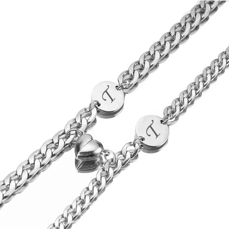 Bracelet Couple Initiales