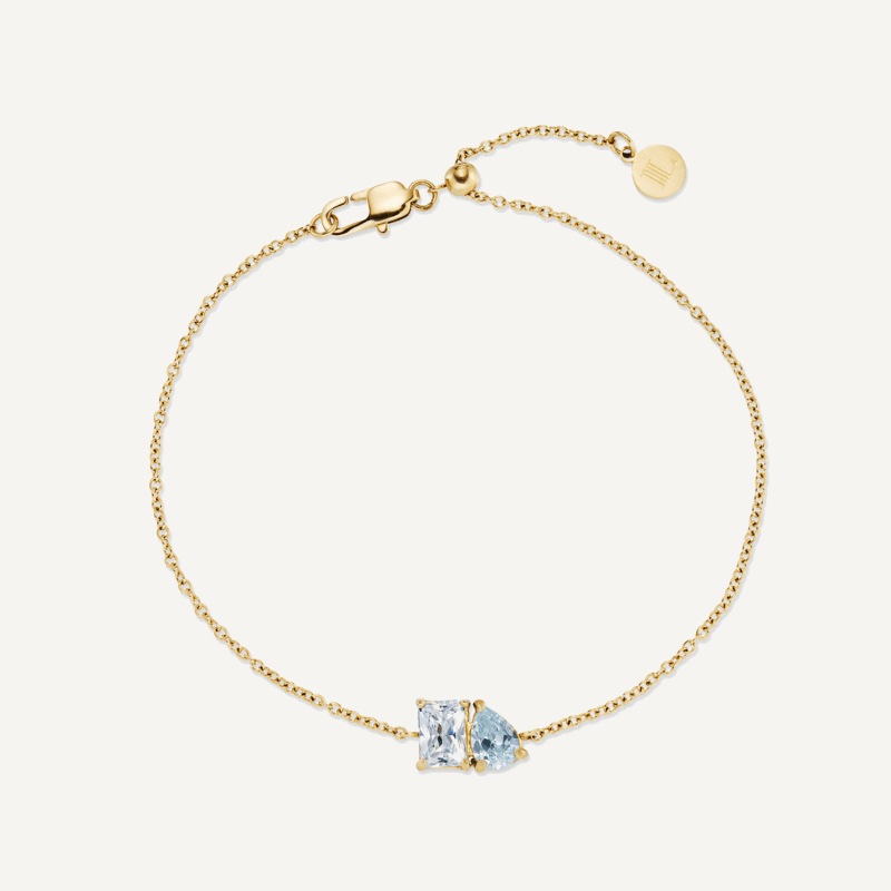 Bracelet Duo Pierres de Naissance