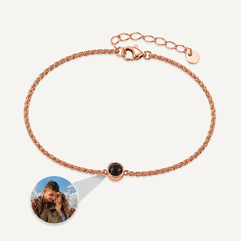 Bracelet Femme Projection Or Rose