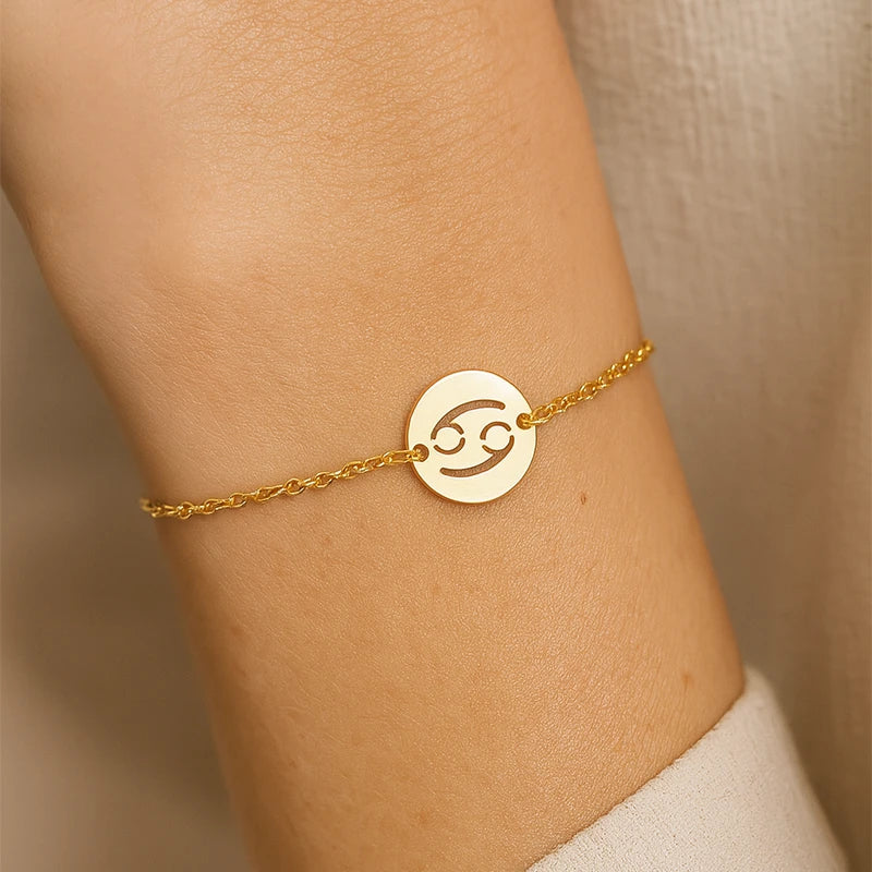 Bracelet Signe Astrologique Personnalisé Femme