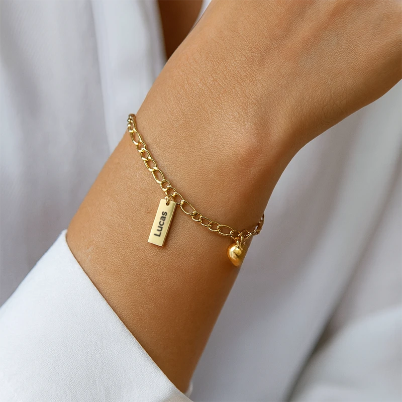 Bracelets Couple Prénoms Femme