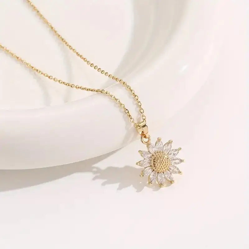 Coffret Fleur de Tournesol avec Collier