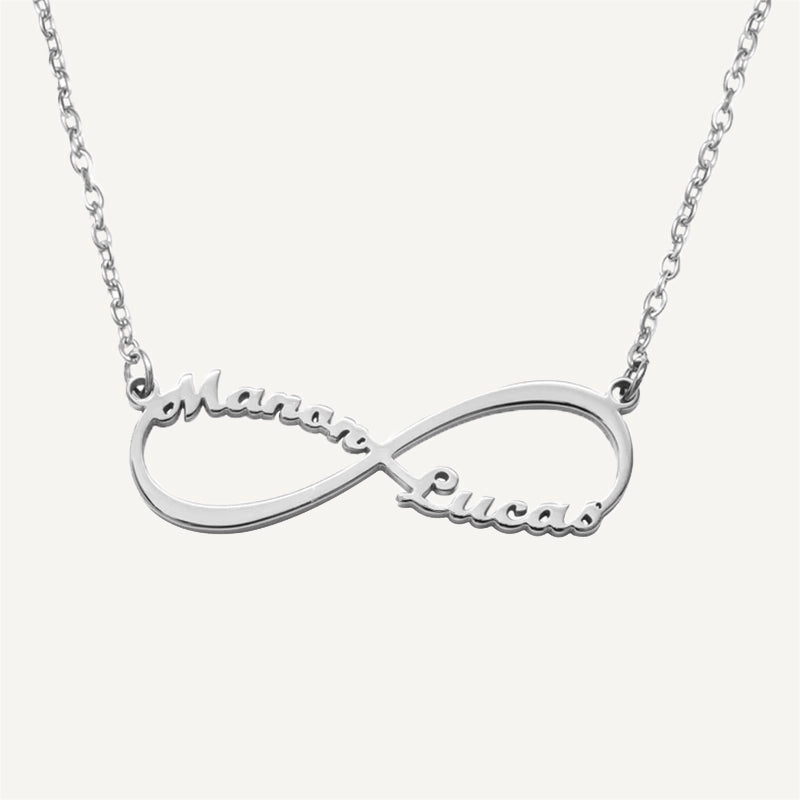 Collier Infini Prénoms Argent