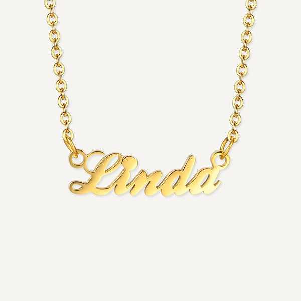 Collier Personnalisé Prénom Enfant en or - bijou gravé pour enfant