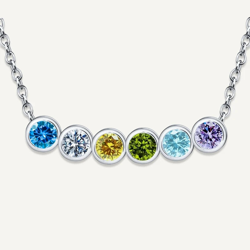 Collier Pierres de Naissances Argent