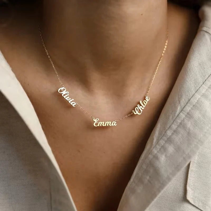 Collier Prénoms Personnalisés Femme