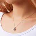 Collier Cœur épingle En Cuivre - Bijou Moderne Et Délicat - Cadeau Saint-Valentin, Anniversaire - Style Minimaliste Et Polyvalent - 7