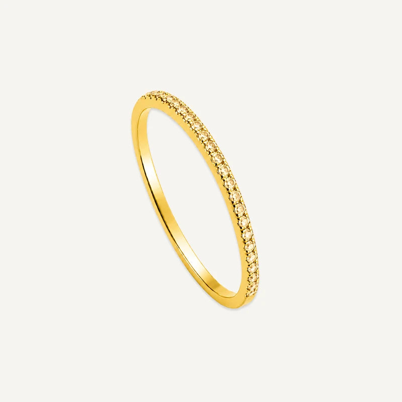 Bague Anneau Pierre de Naissance Or Novembre