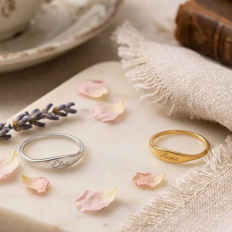 Bague Prénom Gravé