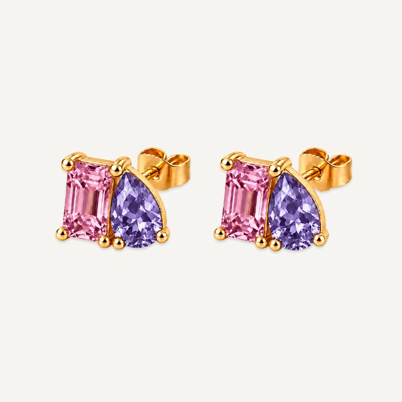 Boucles d'Oreilles Toi et Moi Pierres de Naissance 4
