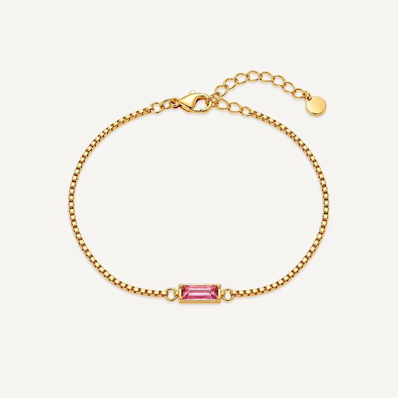 Bracelet Barre Pierres de Naissance 1