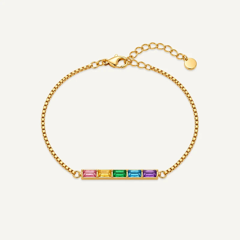 Bracelet Barre Pierres de Naissance 5