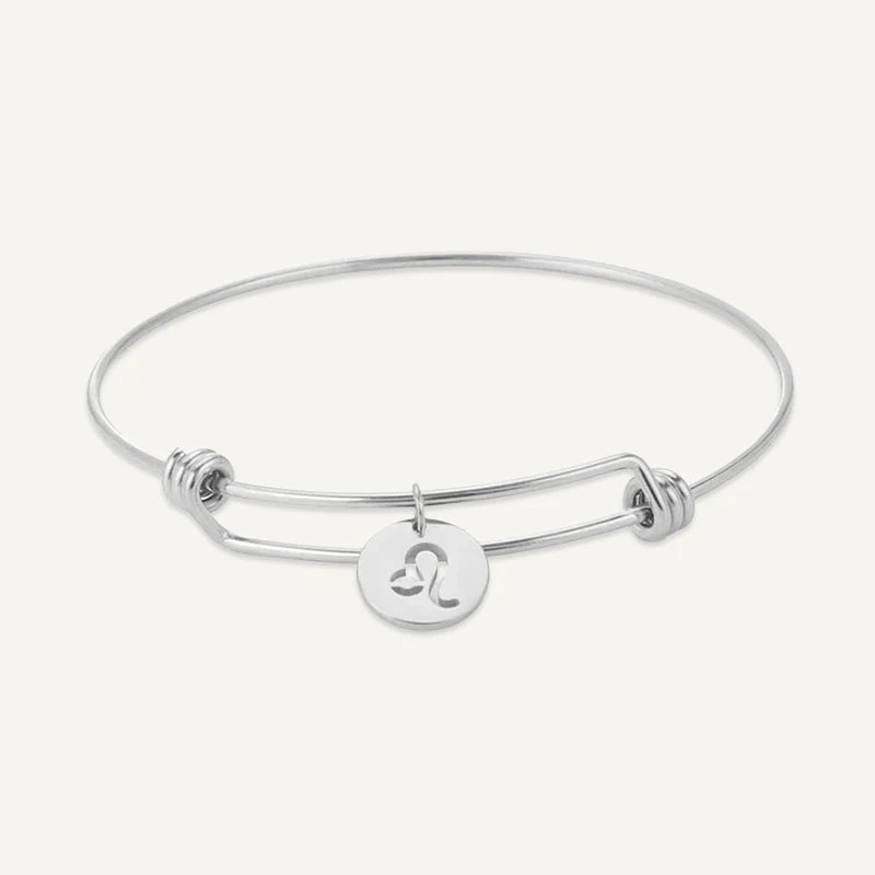 Bracelet Médaillon Signe Astrologique Or Lion