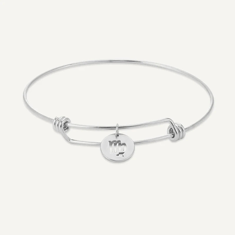 Bracelet Médaillon Signe Astrologique Or Vierge