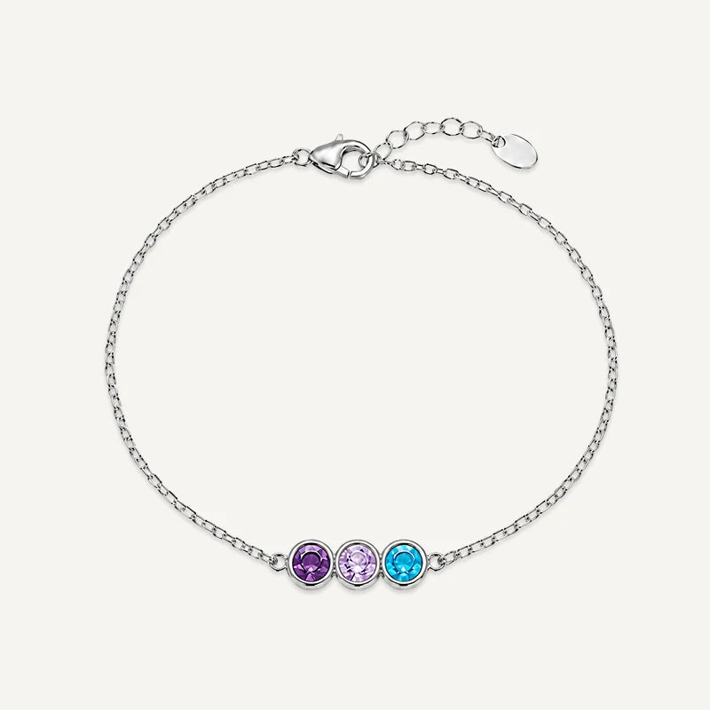 Bracelet Pierres de Naissances Argent 3