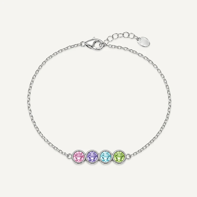 Bracelet Pierres de Naissances Argent 4