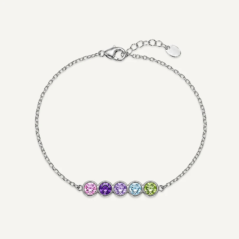 Bracelet Pierres de Naissances Argent 5
