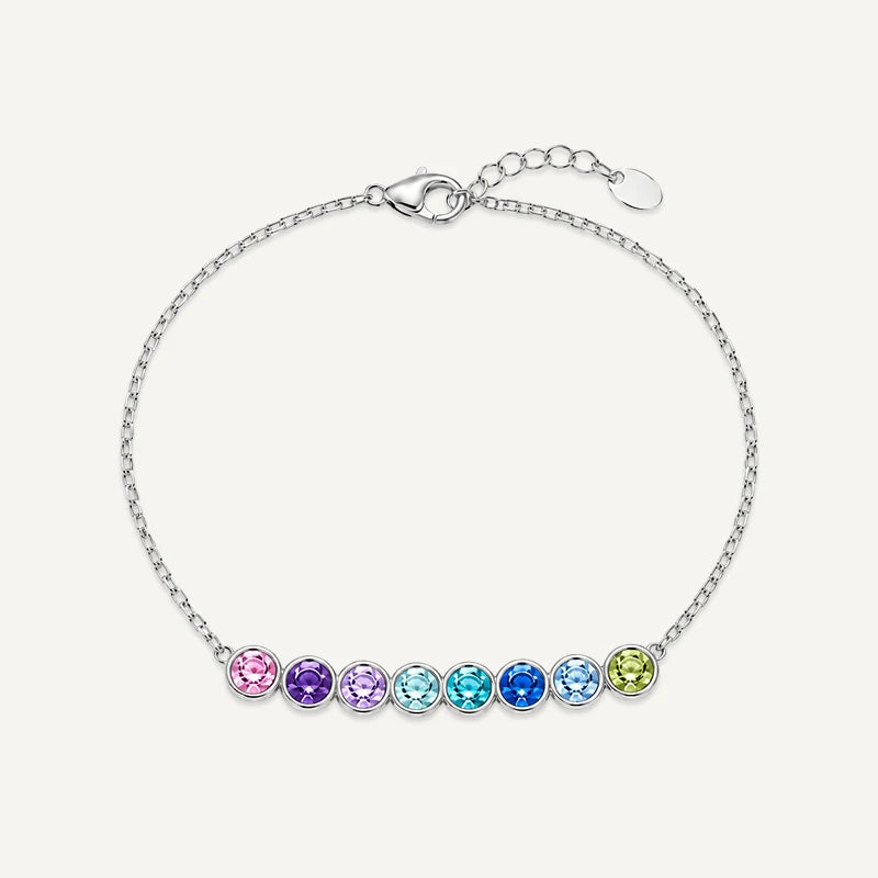 Bracelet Pierres de Naissances Argent 8