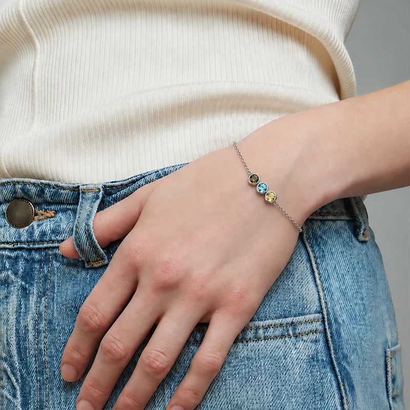 Bracelet Pierres de Naissances Femme