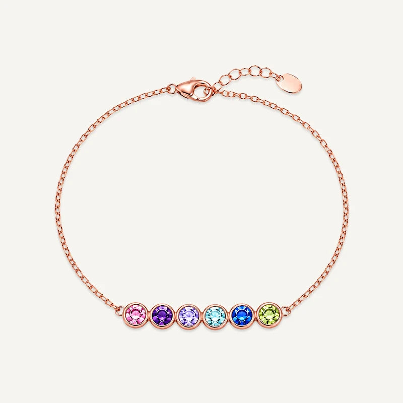 Bracelet Pierres de Naissances Or Rose 6