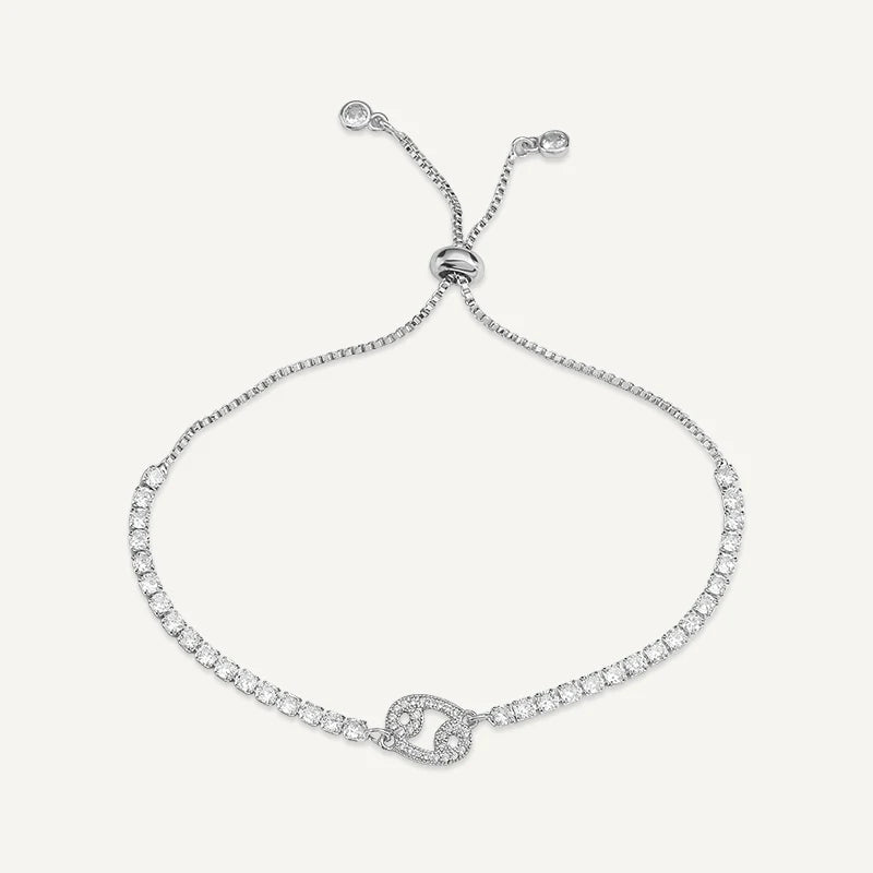 Bracelet Tennis Signe Astrologique Argent Cancer