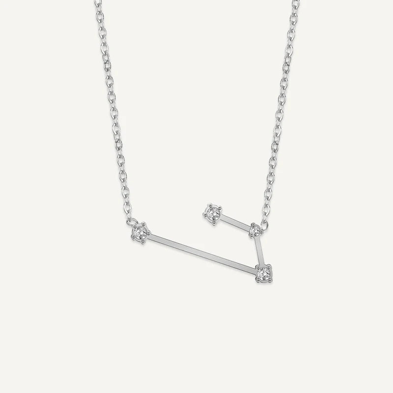 Collier Constellation du Zodiaque Argent Bélier